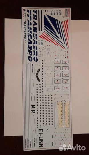 Декаль Трансаэро Боинг 777- 300 Восточный экспресс