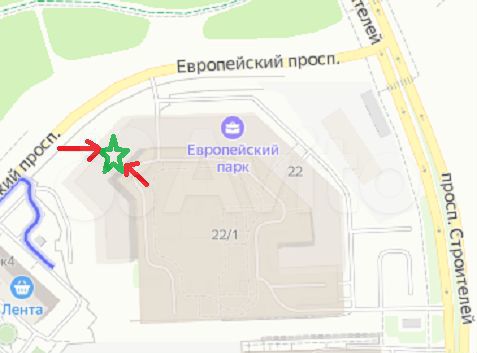 Свободного назначения 55 м² открытой планиров