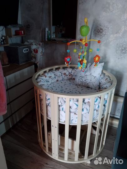 Детская кроватка трансформер 8 в 1