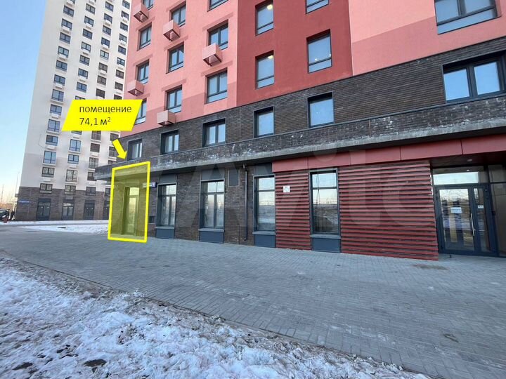 ЖК «Люберцы», 74.1 м2, торговое помещение