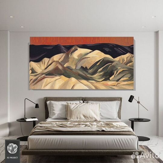 Картина-Марсианские горы