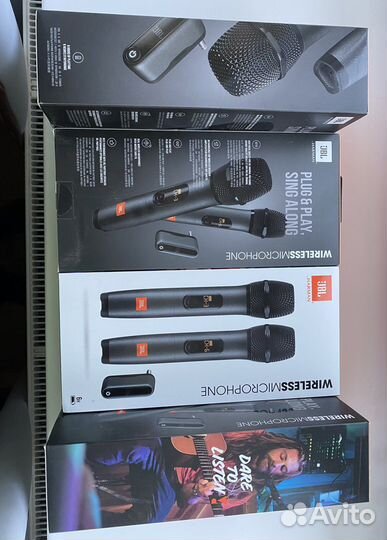 2 микрофона JBL Wireless Microphone Set