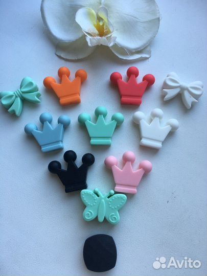 Силиконовая пищевая фурнитура, грызунки