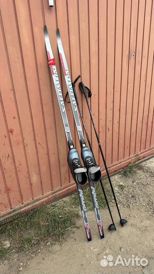 Лыжи беговые salomon с ботинками