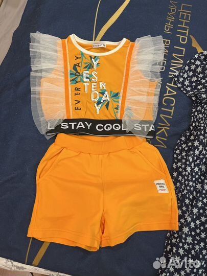 Шорты, платье, блузка