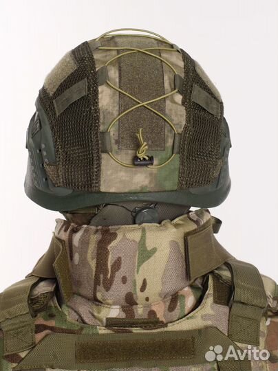 Баллистический шлем военный ушастый бр2 арамид