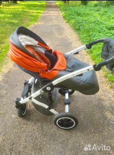 Коляска Стефания 2 в 1 (люлька+кресло)