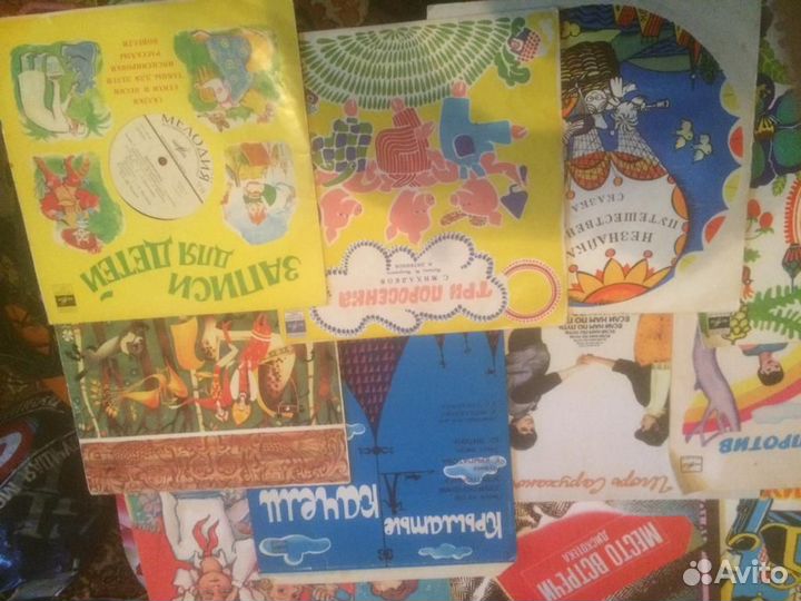 Виниловые грампластинки детские СССР