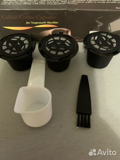 Кофе машина/капсулы многоразовые комплект