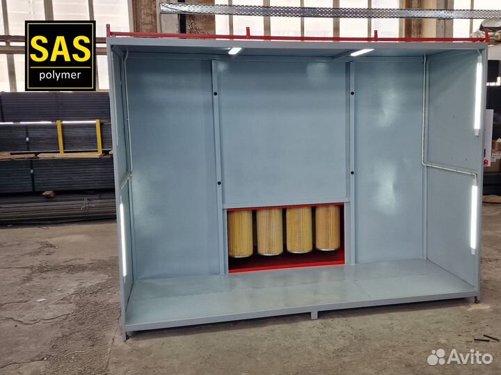 Промышленная камера нанесения порошковой краски