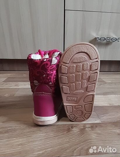 Сапожки для девочки 22
