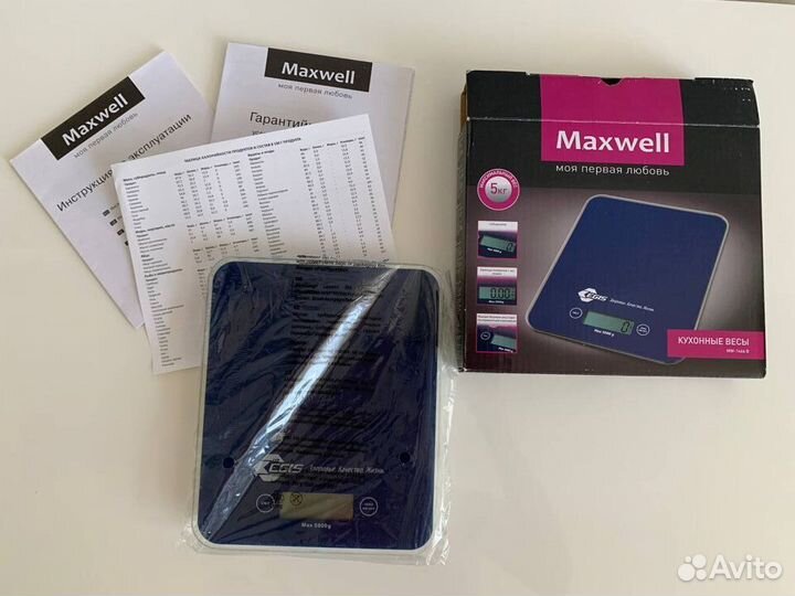 Кухонные весы для продуктов Maxwell