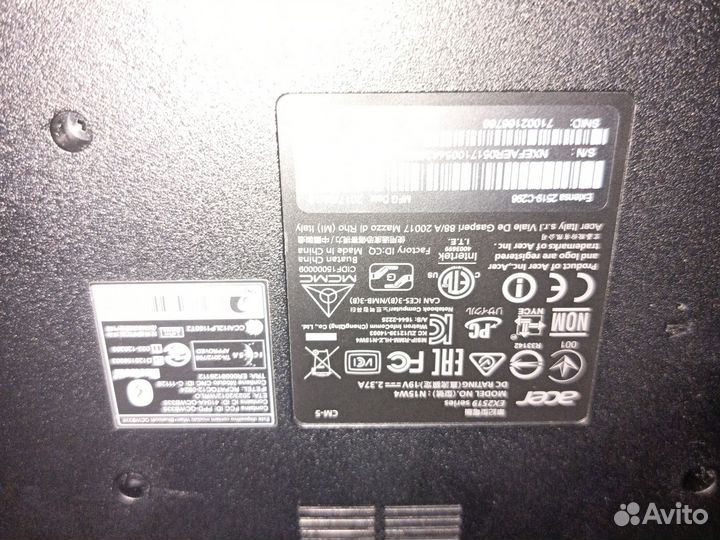 Acer n15w4 в рабочем состоянии