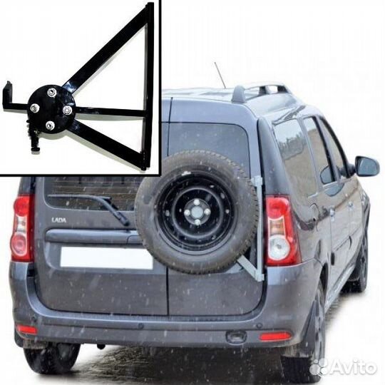 Кронштейн запасного колеса Ларгус