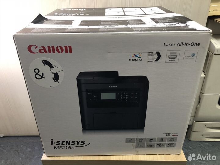 Мфу лазерное Canon i-sensys MF216n (сетевой)