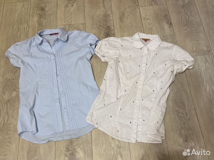 Блузка рубашка для девочки 140 рост