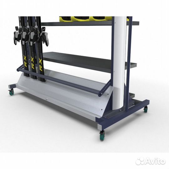 Передвижная тележка для салона проката 226,5х165х67см TEL-1