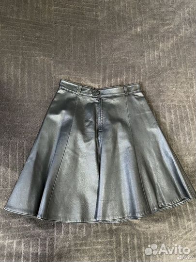 Юбка кожаная натуральная