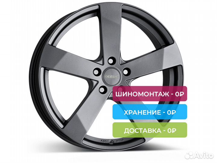 R15 4x100 6J ET40 D60,1 Dezent TD graphite Grap Ma