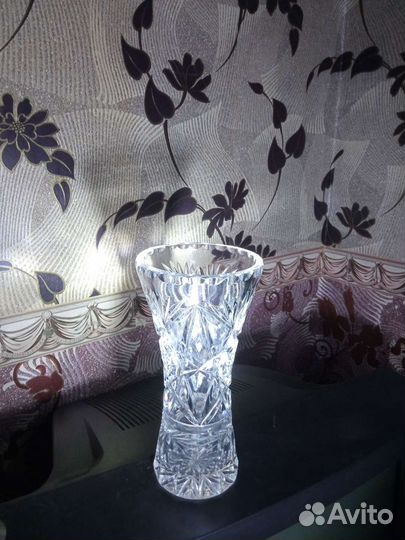 Большая хрустальная ваза СССР