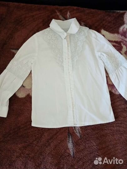 Блузка белая р. 122