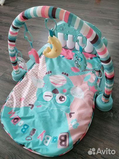 Развивающий коврик с пианино б/у