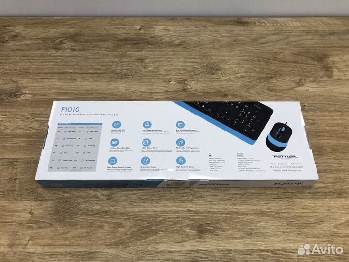 Клавиатура + мышь A4tech Fstyler F1010 (Новый)