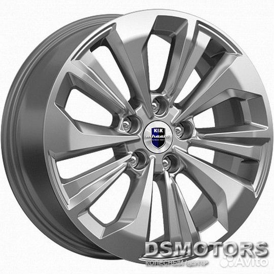 Диски Авиор 7.0/17 5x110 ET35 d67.1 дарк платинум