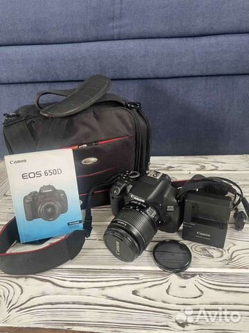 Зеркальный фотоаппарат canon 650d