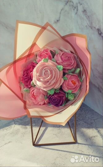 Букеты из зефира