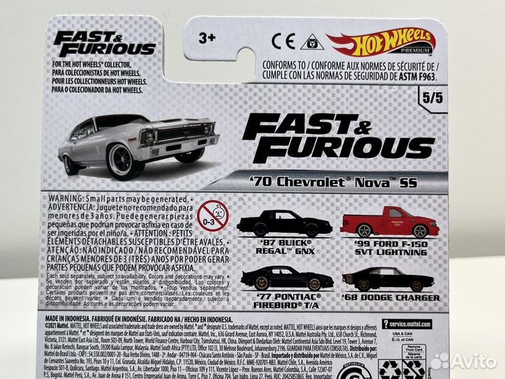 Hot wheels premium '70 chevrolet nova