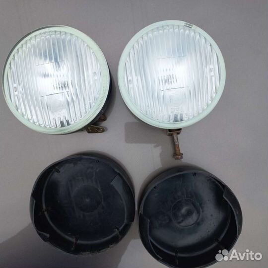 Противотуманные фары круглые с чехлом