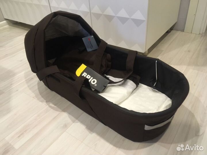 Люлька brio britax happy новая коричневая