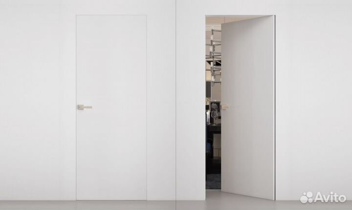 Скрытые межкомнатные двери под отделку