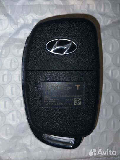 Ключ зажигания Hyundai Porter с 2016 г