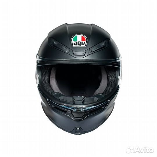 Шлем мотоциклетный K6 AGV черный матовый, ML