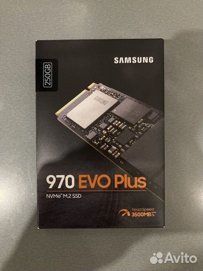 SSD Samsung 970 EVO Plus250 гб M.2