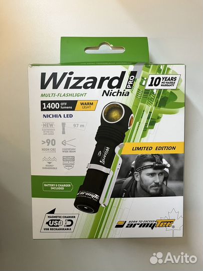 Фонарь Armytek Wizard Pro Nichia