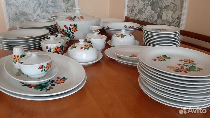 Столовый сервиз кольдиц гдр 1980 год
