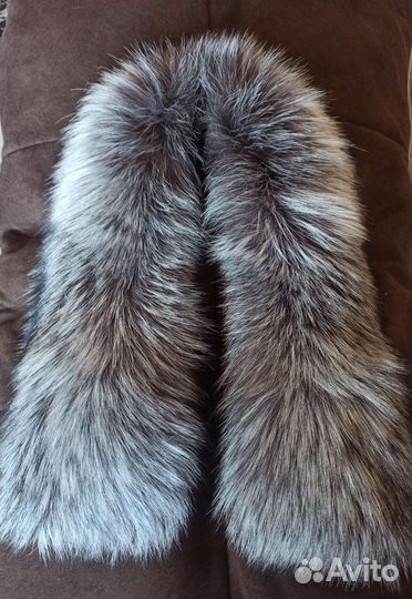 Меховой воротник натуральный