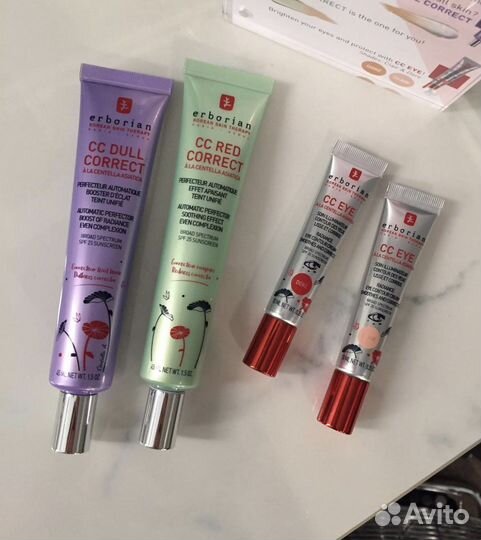 Erborian cc red bb крема 45 ml новые