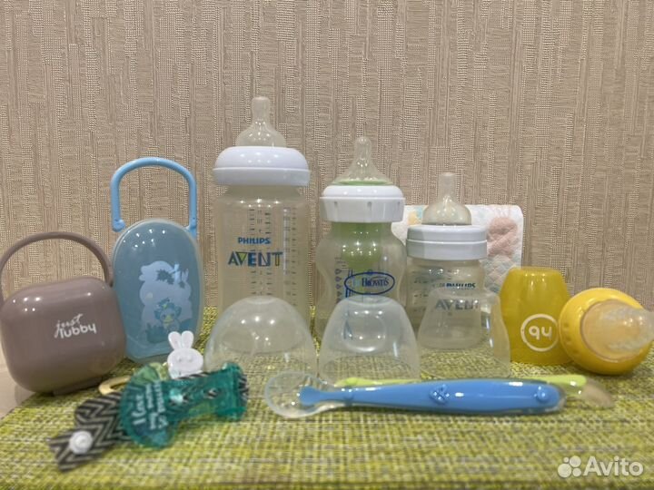Бутылочки для кормления avent