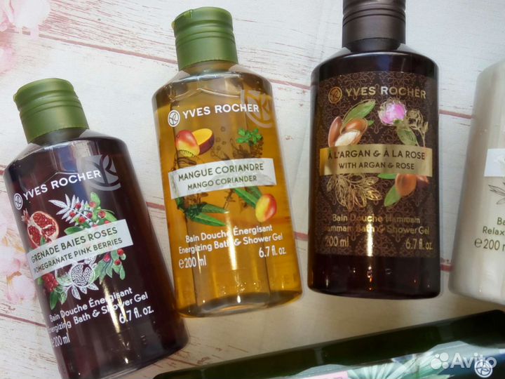 Набор Ив Роше, шампунь,гели