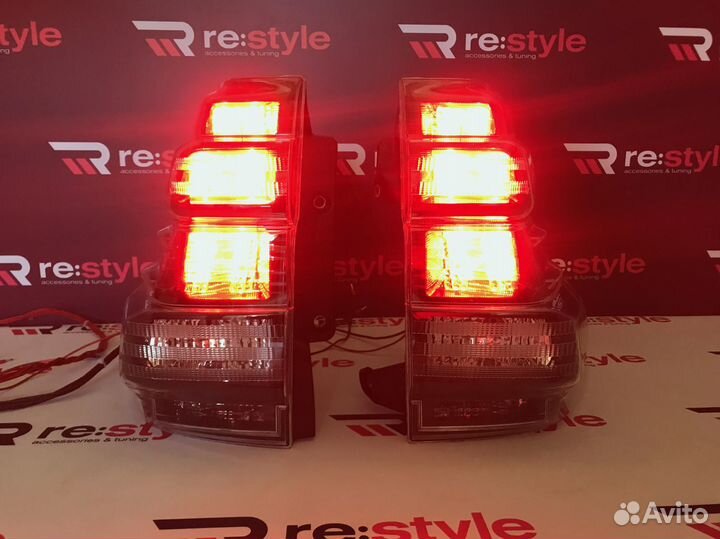 Стопы Land Cruiser Prado 150 09-17г Дымчатые