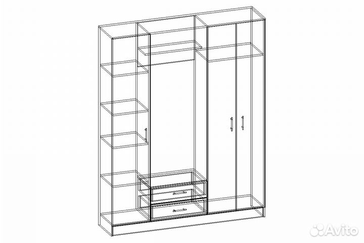 Набор мебели для прихожей пв-2