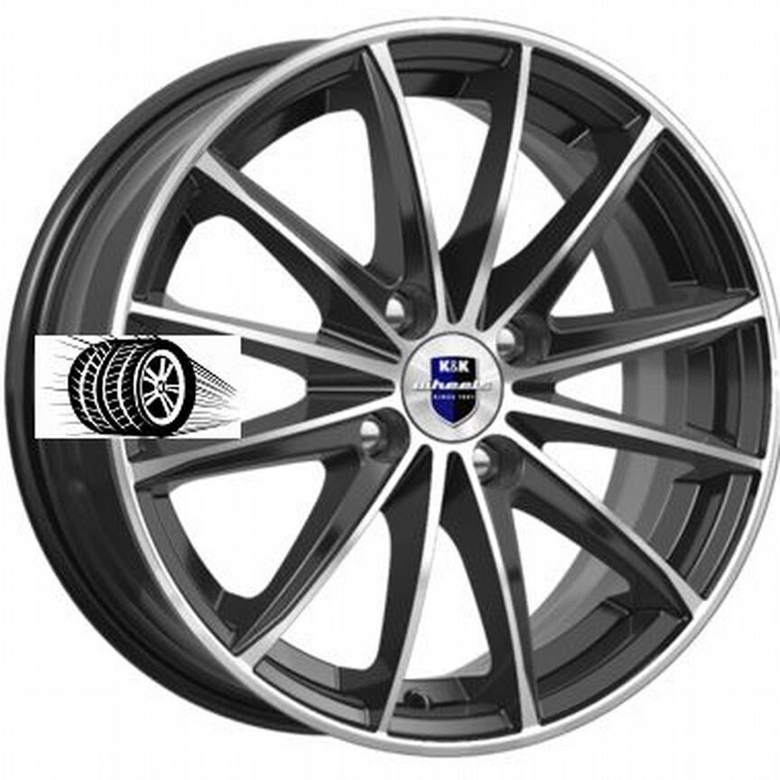 Литые диски K&K 6×R15 4×100