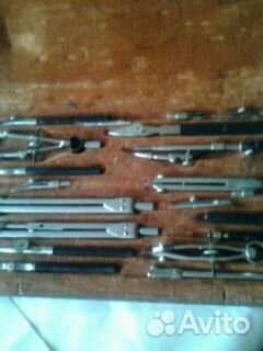 Готовальня, Чертежная доска, ватман, линейка