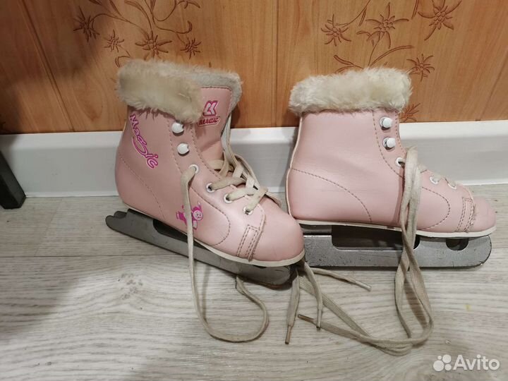 Коньки детские двухполозные 30 размер