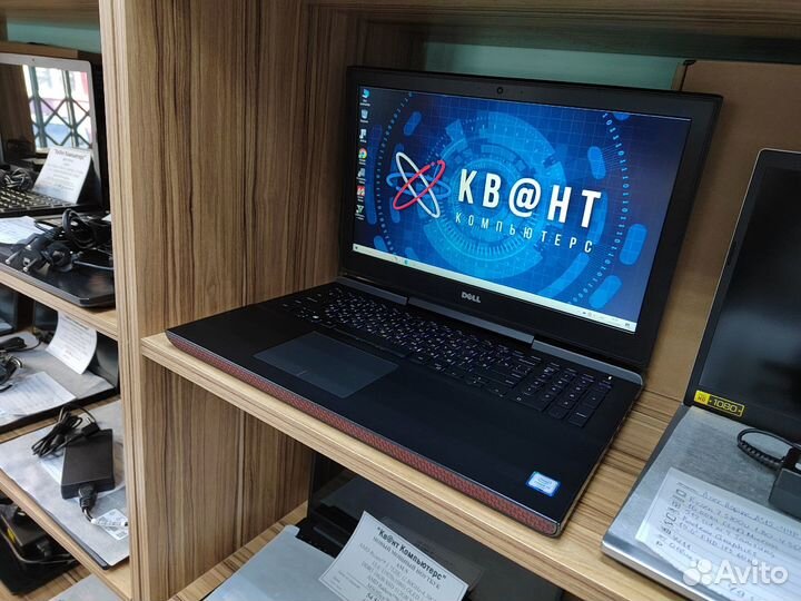 Мощный игровой ноутбук Dell на гарантии