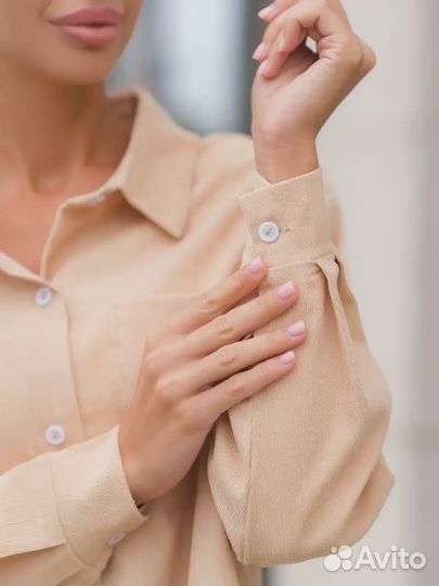 Костюм брючный вельветовый 42 р-р бу